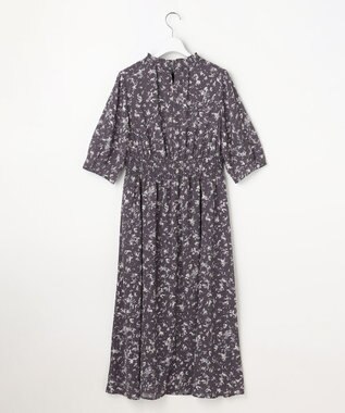 ANY SIS シアーシャーリング ワンピース スレート系