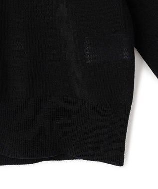 BEIGE， ARSENOPY / コットンドライタッチクルーネックニット Black