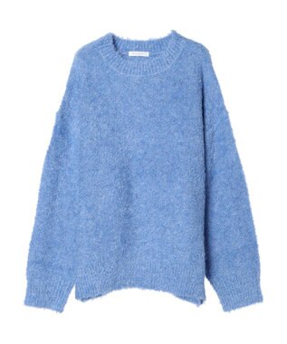 Green Parks ブークレーニットプルオーバー Sax