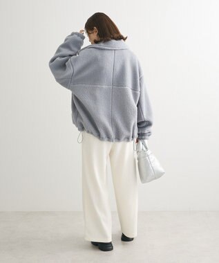 Green Parks コーデュロイワイドパンツ Off White