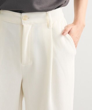 Green Parks コーデュロイワイドパンツ Off White