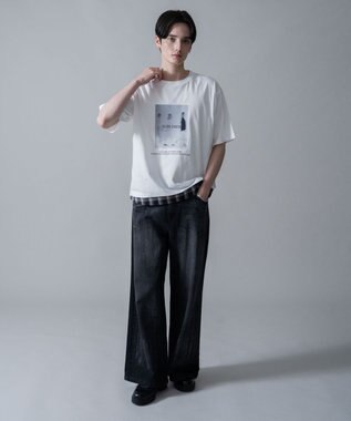 WEGO チェックドッキングT（SS） ホワイト