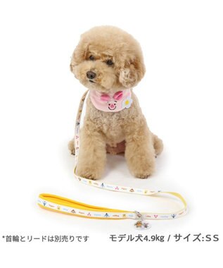 PET PARADISE ディズニー くまのプーさん 《ピグレット にこにこ》 首輪 ３Ｓ  小型犬 ピンク
