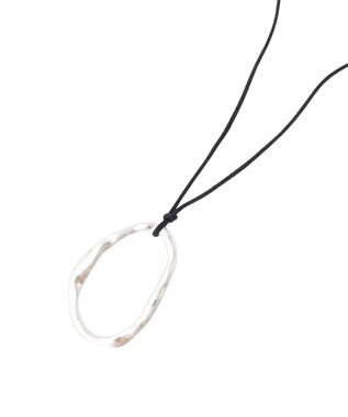 AMERICAN HOLIC メタルオーバルワントップネックレス Silver