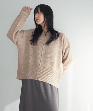 Green Parks こなれ主役ニットプルオーバー Beige