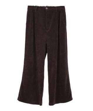 Green Parks コーデュロイワイドパンツ Off White