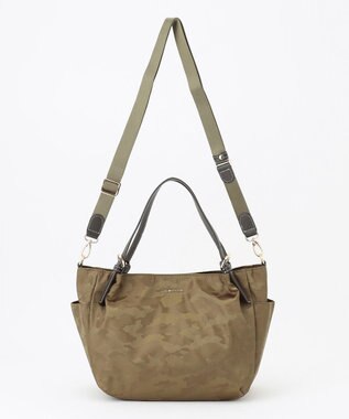 LA BAGAGERIE シャドージャカード 2WAYミニトートバッグ カーキ