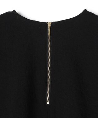 BEIGE， BROOM / スウェット風ライトフォルムプルオーバー Black