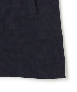 UNFILO 【セレモニー】BEAUTY FORM KNIT ZIPジレ ネイビー