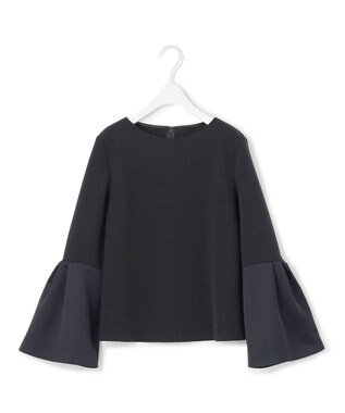ICB L 【洗える】ミリオーネダンボールニットブラウス ネイビー系