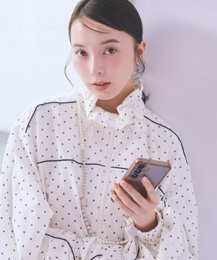 earth music&ecology マルチパールストラップ Silver