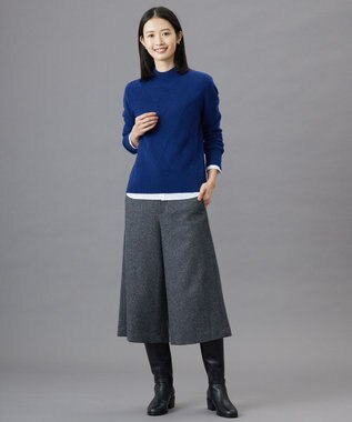 J.PRESS LADIES L 【洗える】BEZ ドビーストライプ シャツカラー ブラウス ホワイトストライプ系