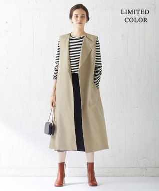 ICB L T/Cシャンブレーツイル 3WAYコート シャンブレーベージュ系［WEB限定］