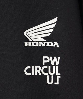 PW CIRCULUS 〈Hondaコラボ〉【UNISEX】 モックネックT ゴルフ ブラック系