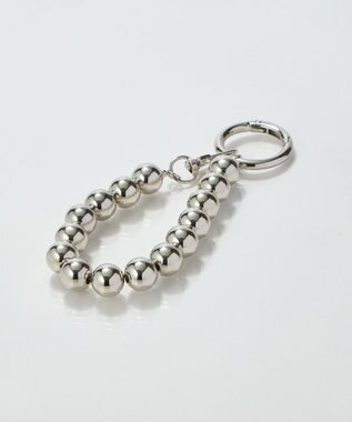 Phoebe ボリュームボールストラップチャーム　メタル シルバー