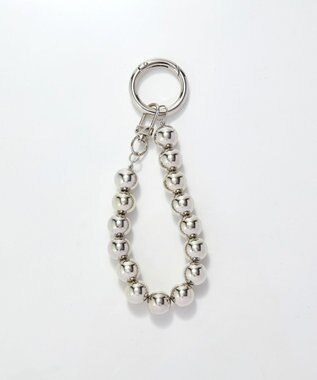 Phoebe ボリュームボールストラップチャーム　メタル シルバー
