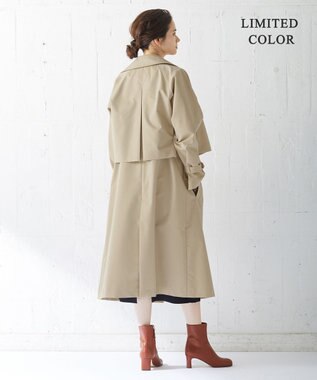 ICB L T/Cシャンブレーツイル 3WAYコート シャンブレーベージュ系［WEB限定］