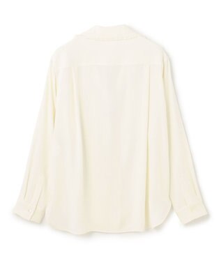 BEIGE， DANDELION / ギャザーフリルブラウス Ecru