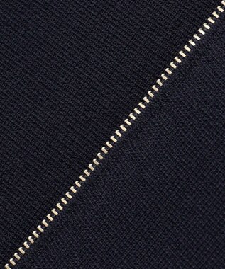 UNFILO 【セレモニー】BEAUTY FORM KNIT ZIPジレ ネイビー