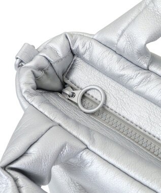 Green Parks ・ｃａｃｈｅ　ｃａｃｈｅポーチ付パフィ２ｗａｙバッ Silver