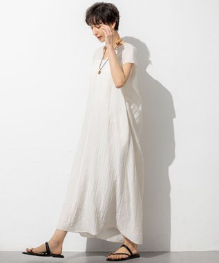 23区 S 【SLOW/一部店舗限定】ナチュラルピケワッシャー ワンピース アイボリー系