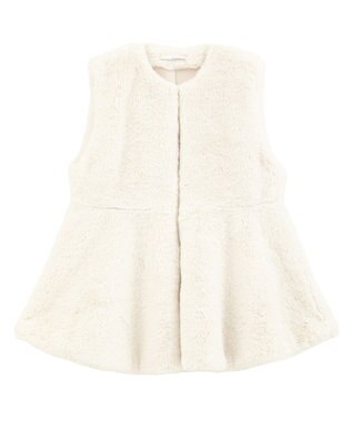 Green Parks ・ＥＬＥＮＣＡＲＥ　ＤＵＥ　ペプラムフェイクファーベ Ivory