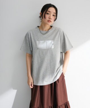 Green Parks ・ＥＬＥＮＣＡＲＥ　ＤＵＥ　箔プリントＴＥＥ Gray Mixture