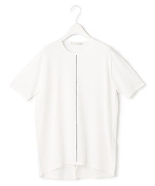 ICB 【洗える】VIS/NYハイゲージ 半袖プルオーバー オフホワイト系