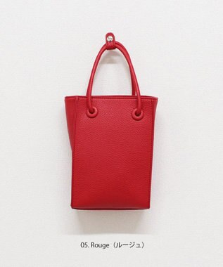 ROOTOTE 6466【直営店限定:ミニショルダー】LT.ベビールー.ミニボックス-A 05：ルージュ