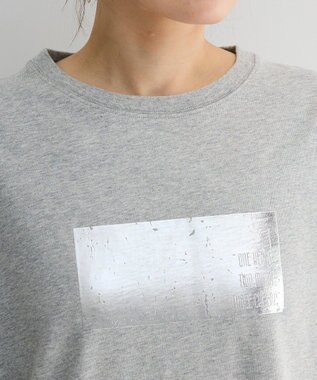 Green Parks ・ＥＬＥＮＣＡＲＥ　ＤＵＥ　箔プリントＴＥＥ Gray Mixture
