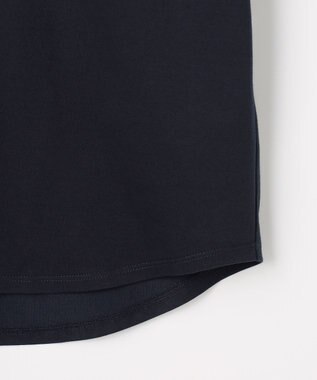 J.PRESS LADIES ドライコットン ポロ カットソー ネイビー系