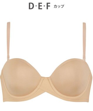 WACOAL ブラジャー ストラップレス サイズや体型特徴に合わせた設計 アウターにひびきにくい メッシュ素材(カップ肌側) レディース BXC610 /ワコール