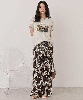 AMERICAN HOLIC SANFRANCISCO ロゴ＆フォトTシャツ Oatmeal
