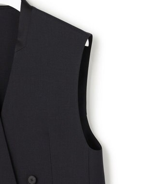 ICB L 【先行予約】 ハイツイストダブルクロス ノーカラージレ ネイビー