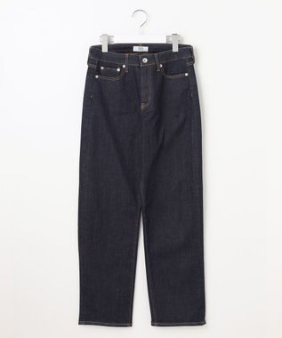 J.PRESS LADIES L 【洗える】BASIC STRETCH DENIM ボーイフィット デニム インディゴ系