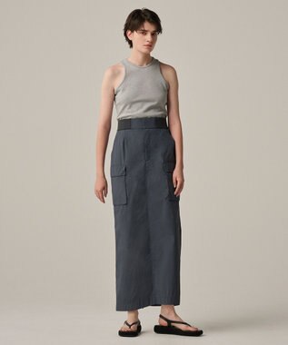 uncrave コットンミラノ アメスリ トップス（uncrave WHITE） ライトグレー