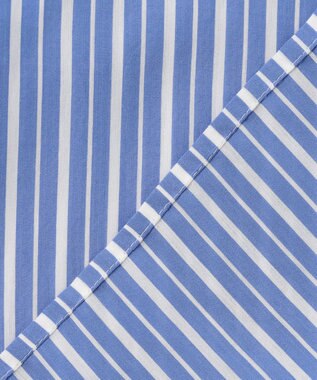 組曲 【WEB限定】ナイロンレーヨン スキッパーブラウス ブルーベース系1