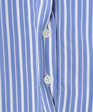 組曲 【WEB限定】ナイロンレーヨン スキッパーブラウス ブルーベース系1