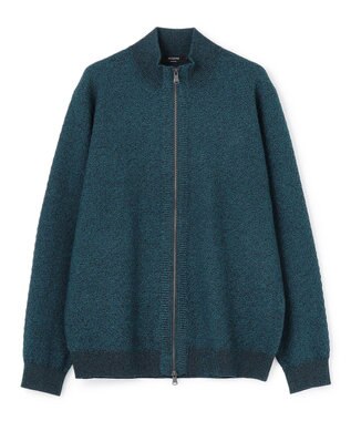 JOSEPH HOMME 【イージーケア】 ヴィスコースリンクス　ジップアップカーディガン スモーキーグリーン系