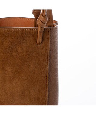 UNBILLION カカトゥ kakatoo / カウヘアーポイントミニショルダー ブラウン