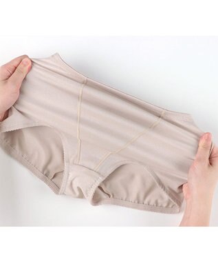 Wing ガードル ソフトな着用感 綿混素材(身生地部) おなか押さえ ショート丈 NV0760 ウイング／ワコール ブラウン