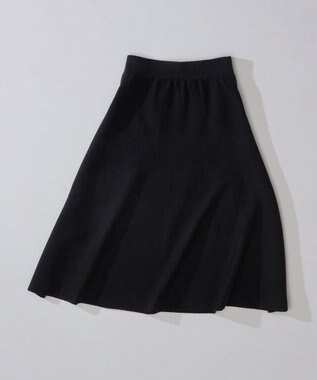 組曲 ニットフレア スカート ブラック系