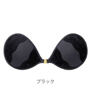 BRADELIS New York 【NuBra / ボリュームアップ】パテッドヌーブラ リュクス デザインヌーブラ ブラック