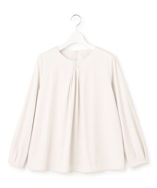 23区 L 【洗える】スムースリー プルオーバー カットソー ベージュ系