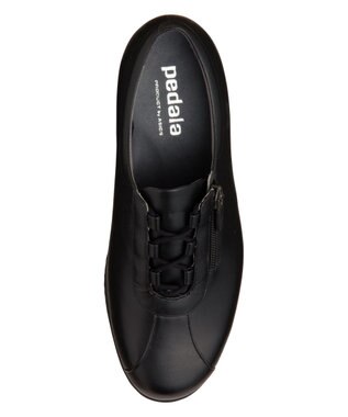 ASICS WALKING ペダラ レディース 4E 2.5CMヒール ブラック系