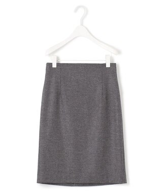 ICB L シックツイード スカート ミディアムグレー系