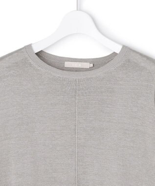 ICB 【先行予約】リネンレーヨンハイゲージ プルオーバーニット オリーブグレー