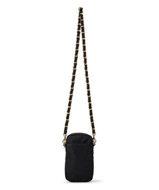 LeSportsac CHAIN MINI PHONE CRSBDY/ミッドナイトキルトチェーン ミッドナイトキルトチェーン