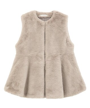 Green Parks ・ＥＬＥＮＣＡＲＥ　ＤＵＥ　ペプラムフェイクファーベ Mocha