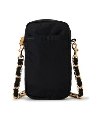 LeSportsac CHAIN MINI PHONE CRSBDY/ミッドナイトキルトチェーン ミッドナイトキルトチェーン